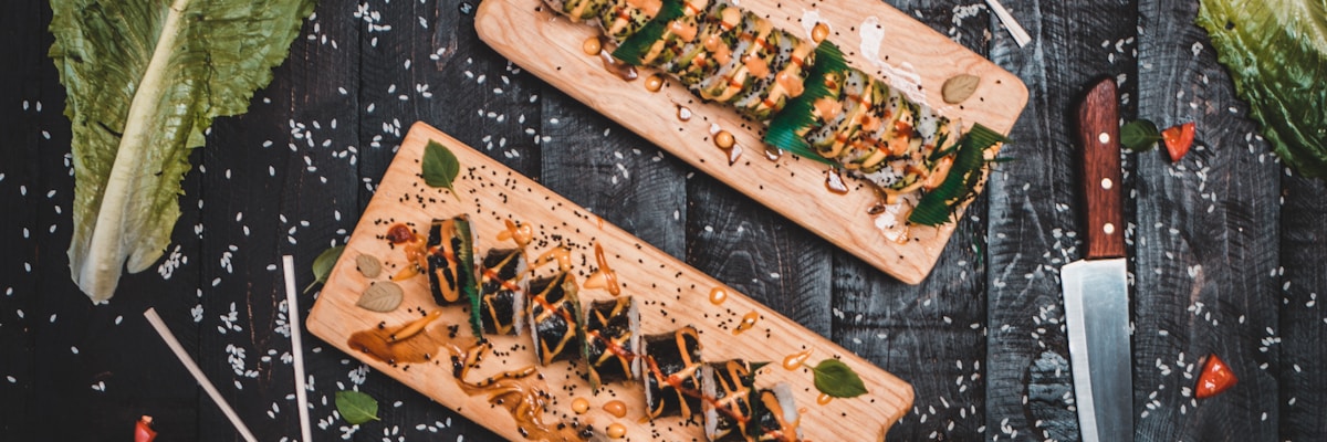 Fresh seafood dishes